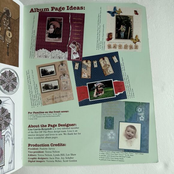 NOS Paper Pizazz Booklet Sheets Tag Art Cut Outs Hot Off The Press Scrapbooking - Picture 7 of 8